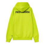 Propaganda Felpa Logo Hoodie Lime - immagine 3