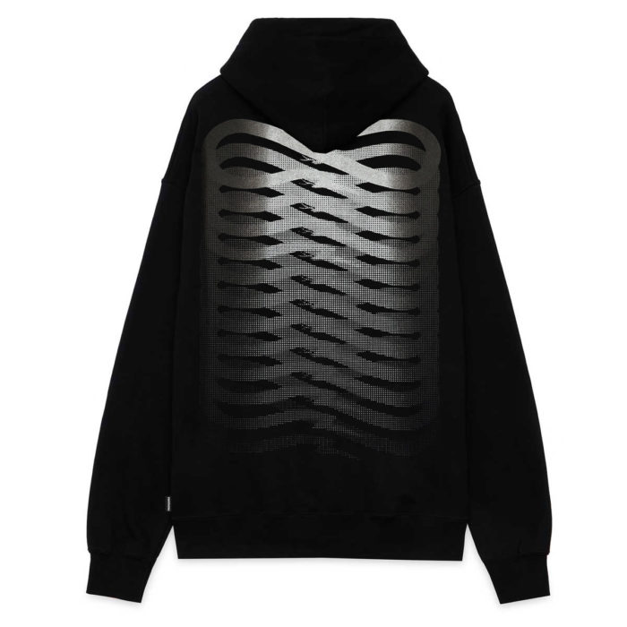 Propaganda Felpa Ribs Metal Silver Black - immagine 2