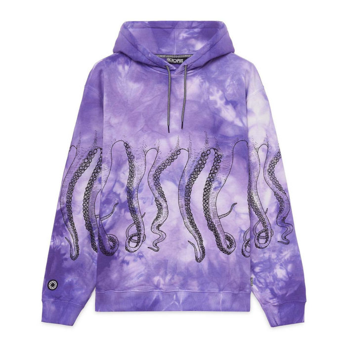 Octopus Felpa Octopus Freak Hoodie Purple - immagine 2