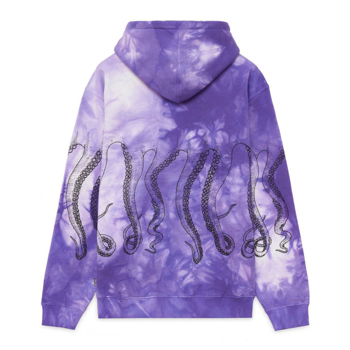 Octopus Felpa Octopus Freak Hoodie Purple - immagine 3