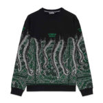 Octopus Felpa Bandana Crewneck Green