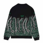 Octopus Felpa Bandana Crewneck Green - immagine 3