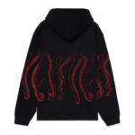 Octopus Felpa Outline Hoodie Red - immagine 3