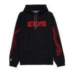Octopus Felpa Outiline Logo Hoodie Red