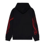 Octopus Felpa Outiline Logo Hoodie Red - immagine 3