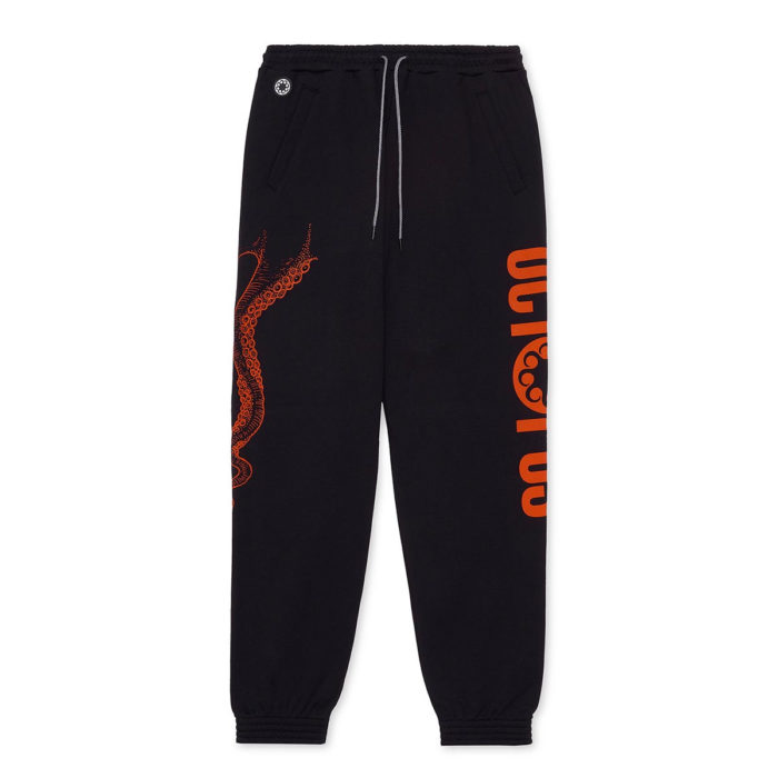 Octopus Pantaloni Logo Sweatpant Black - immagine 2