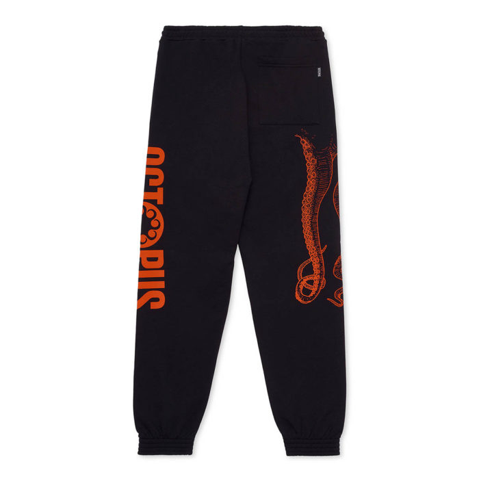 Octopus Pantaloni Logo Sweatpant Black - immagine 3