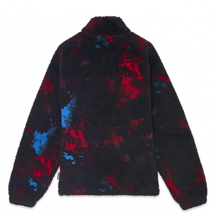 Iuter Giacca Tie Dye Fur Zip Neck Purple - immagine 3
