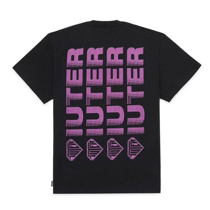 Iuter T-Shirt Fast Logo Tee Black - immagine 2