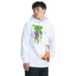 Dolly Noire Felpa Volpe Hoodie White - immagine 3