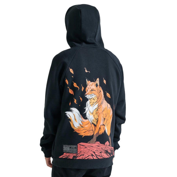 Dolly Noire Felpa Volpe Hoodie Black - immagine 3