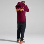 Dolly Noire Felpa Logo Foglie Hoodie Bordeaux - immagine 5