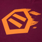 Dolly Noire Felpa Logo Foglie Hoodie Bordeaux - immagine 6