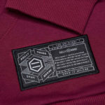 Dolly Noire Felpa Logo Foglie Hoodie Bordeaux - immagine 8