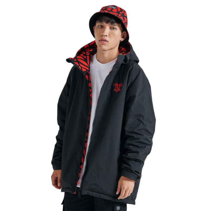 Dolly Noire Giacca Bosco Pattern Jacket Hoodie Zip - immagine 2
