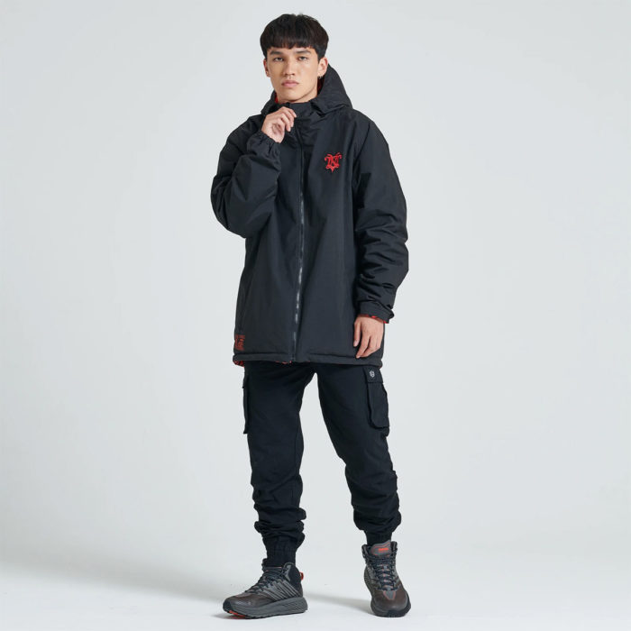 Dolly Noire Giacca Bosco Pattern Jacket Hoodie Zip - immagine 6