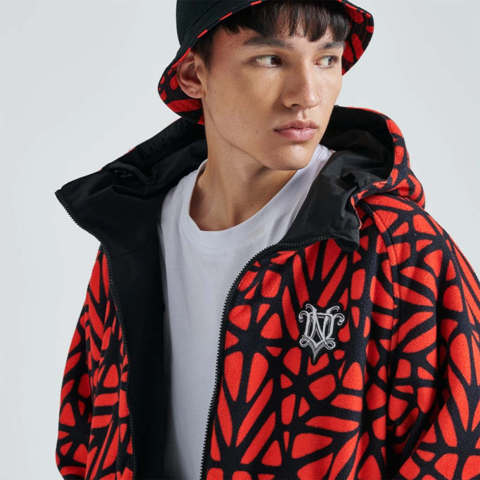 Dolly Noire Giacca Bosco Pattern Jacket Hoodie Zip - immagine 8