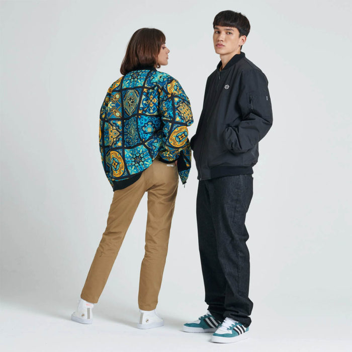 Dolly Noire Giacca Maioliche Pattern Jacket Bomber - immagine 6