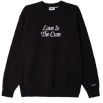 Obey Felpa Love Is The Cure Crew Speciality Fleece Black