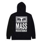 Obey Felpa Mass Resistance Premium Hooded Fleece Black