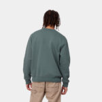 Carhartt Wip Felpa Carhartt Sweatshirt Eucalyptus/Frasier - immagine 6