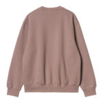 Carhartt Wip Felpa Carhartt Sweatshirt Earthy Pink/Black - immagine 3