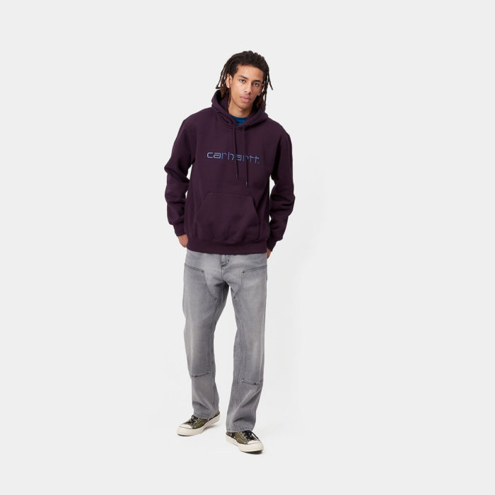 Carhartt Wip Felpa Carhartt Sweatshirt Dark Iris/Cold Viola - immagine 4