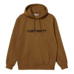 Carhartt Wip Felpa Hooded Carhartt Sweatshirt Hamilton Brown/Black