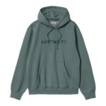 Carhartt Wip Felpa Hooded Carhartt Sweatshirt Eucalyptus/Frasier