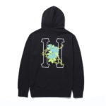 HUF Felpa Barb Wire Blassic H PO Hoodie Black