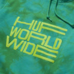 HUF Felpa Broadcast Tiedye PO Hoodie Blue - immagine 3