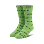 HUF Calze Fuck It Sock Green