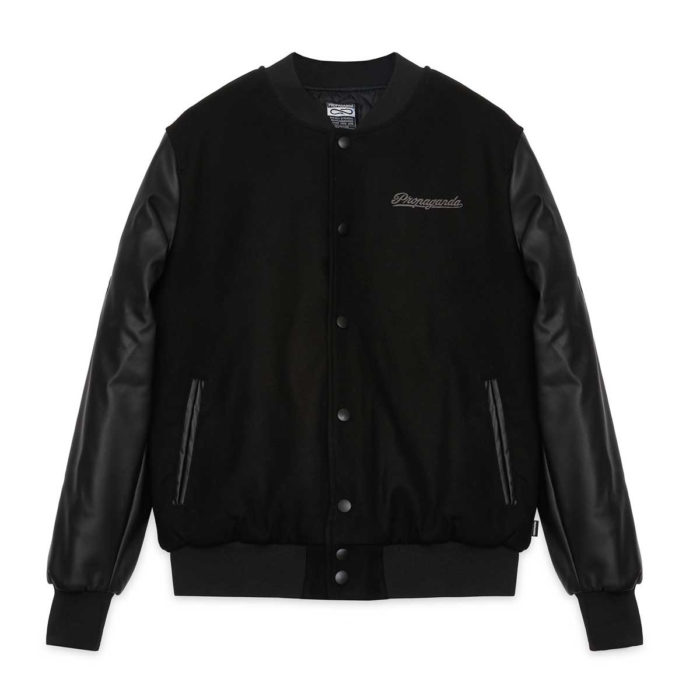 Propaganda Giacca Baseball Varsity Jacket Black - immagine 2