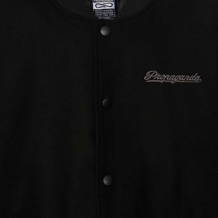 Propaganda Giacca Baseball Varsity Jacket Black - immagine 4