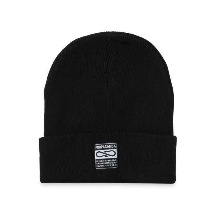 Propaganda Cappello Label Beanie Black - immagine 2