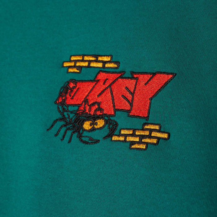 Obey Felpa Brick By Brick Crew Speciality Fleece Ivy - immagine 4