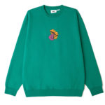 Obey Felpa All In Box Fit Premium Crew Fleece Ivy