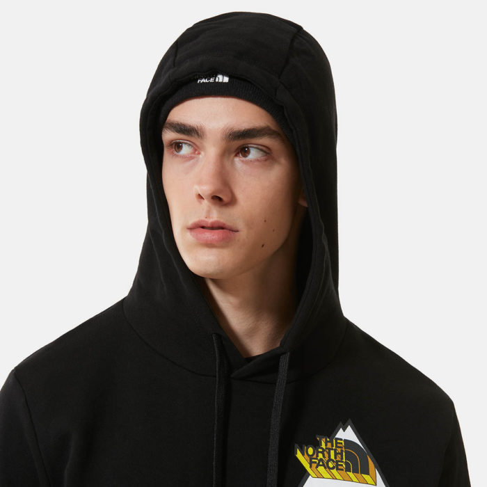 The North Face Felpa Threeyama Hoodie Black - immagine 4