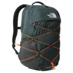 The North Face Zaino Borealis Dark Sage Green/Red Orange