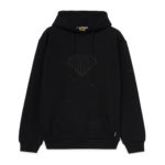 Iuter Felpa Logo Hoodie Black