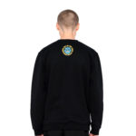 Santa Cruz Felpa SW Logo Mash Crew Black - immagine 4