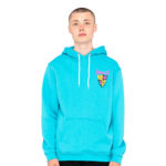 Santa Cruz Felpa Bullet Riot Hood Cyan - immagine 3