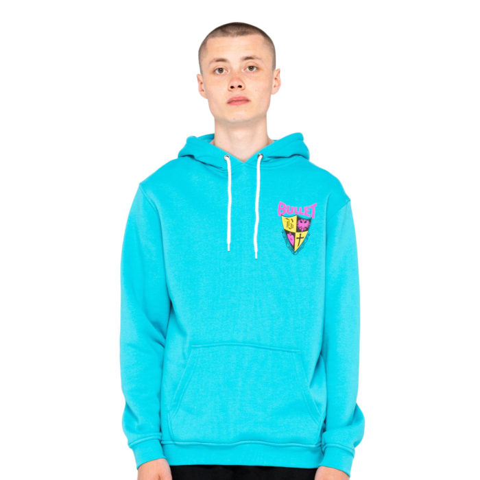 Santa Cruz Felpa Bullet Riot Hood Cyan - immagine 3