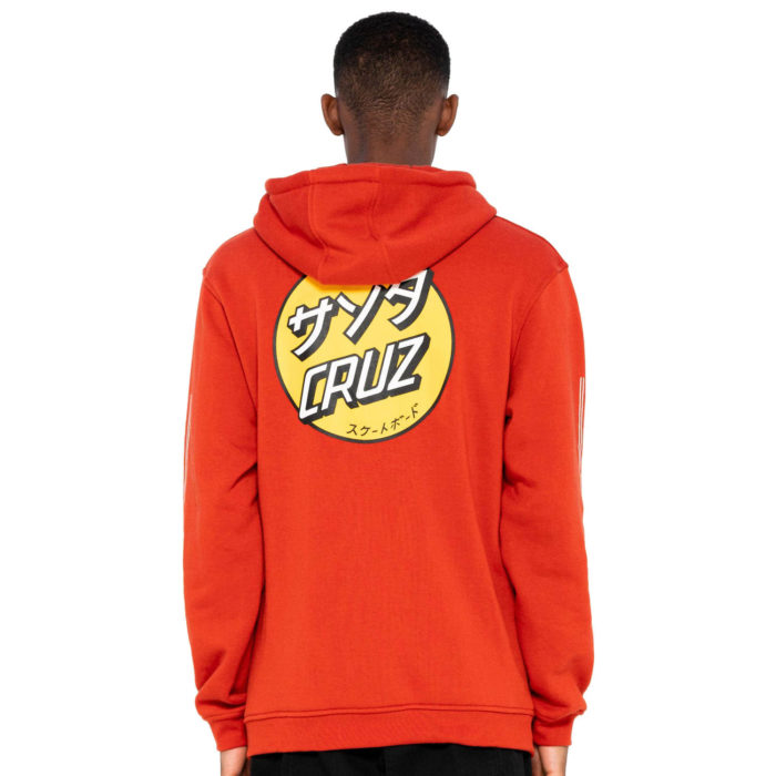 Santa Cruz Felpa Mixed Up Dot Hood Ketchup - immagine 2