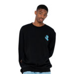 Santa Cruz Felpa Screaming Hand Chest Crew Black - immagine 3