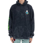 RIPNDIP Felpa Childs Play Hoodie Black Mineral Wash - immagine 3