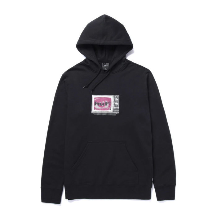 HUF Felpa Eye Witness PO Hoodie Black - immagine 2