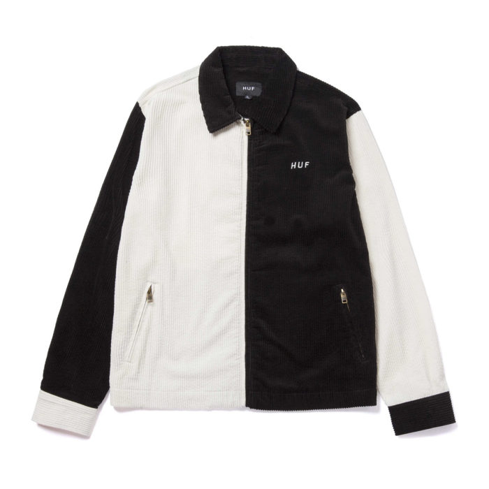 HUF Camicia Vandeberg Corduroy Jacket Black - immagine 2