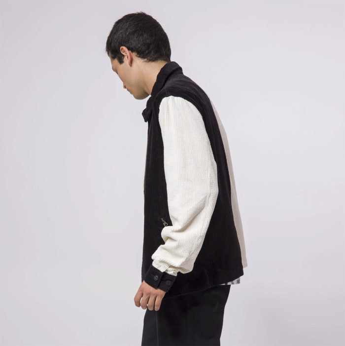 HUF Camicia Vandeberg Corduroy Jacket Black - immagine 5