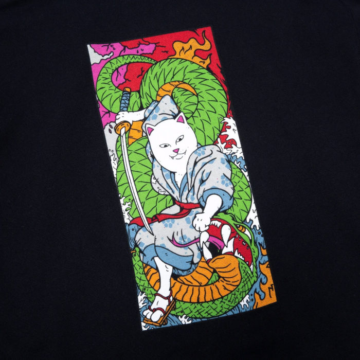 RIPNDIP Felpa Nermurari Warrior Hoodie Black - immagine 5